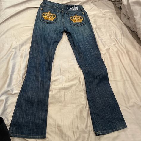 Y2K Rock & Republic Jeans Forest Grunge, Rock And Republic Jeans, 2023 Wishlist, Y2k Rock, 2000s Clothing, Kicks Shoes, Rock Republic Jeans, Trashy Y2k, Poshmark Y2k