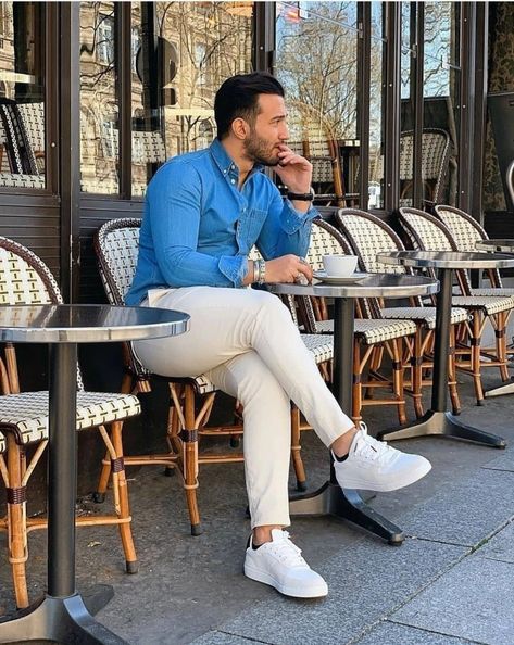 (18) Man's World 33 on Tumblr Semiformal Outfit Hombre, Semiformal Outfit, Outfit Hombre, Mens Business Casual Outfits, Man Dressing Style, Mens Summer Outfits, Mens Casual Outfits Summer, Men Fashion Casual Shirts, Stylish Men Casual