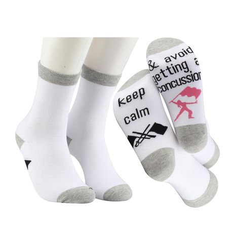 PRICES MAY VARY. [PACKAGE&SIZE] 2 Pairs of Keep Calm and Avoid Getting a Concussion socks are packaged in a soft packing bag and ready for gift giving. Socks length*width: 5.3*3.1 inch, fit Unisex Size 4-12. All patterns are sewn on the socks instead of printing, so they won't peel off. [QUALITY MATERIAL] These 2 Pairs of Color Guard crew socks are made of soft cotton. Premium material makes socks are comfortable, stretchy, and breathable. At the arch of the foot, these socks have proper compres Color Guard Gifts Ideas Diy, Color Guard Gift Baskets, Color Guard Gift Bags, Color Guard Bag, Color Guard Team Bonding, Color Guard Sweatshirts, Marching Band Gift, Senior Graduation Gifts, Guard Gifts