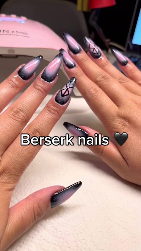 Berserk Nail Art, Berserk Nails, Anime Nails, Simple Gel Nails, Nails Inspo, The Source, Gel Nail, Nails Inspiration, Nail Ideas