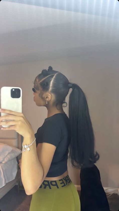 Twisted Hair, Sleek Ponytail Hairstyles, Goddess Braids Hairstyles, Quick Natural Hair Styles, Quick Weave Hairstyles, Cute Braided Hairstyles, Quick Braided Hairstyles, Peinados Recogidos, Pretty Braided Hairstyles