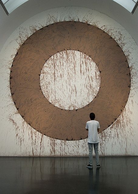 Yes, I stood there a long time, too, contemplating so many thoughts and silence...thank you Richard Long... Richard Long, 3d Studio, Circle Art, Art Et Illustration, Zen Art, Stonehenge, Sculpture Installation, Land Art, Environmental Art