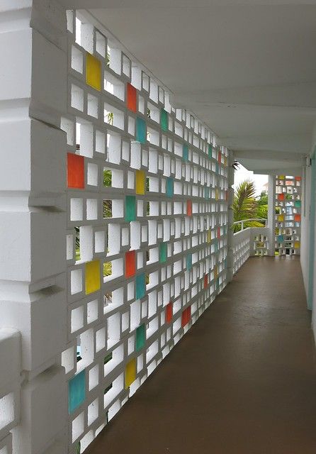 Bay Harbor Continental Screen Wall - Bay Harbor Islands, F… | Flickr Cmu Block, Glass Blocks Wall, Breeze Block Wall, Antipolo, Screen Wall, Breeze Blocks, Concrete Block, Glass Brick, Mangalore