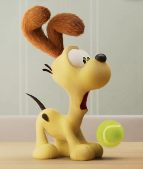 Odie Garfield, Garfield The Movie, Garfield Movie, Garfield Odie, Garfield Wallpaper, Garfield Images, Nuh Uh, Garfield And Odie, Famous Dogs