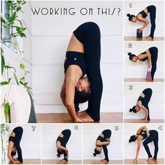 Standing Forward Fold, Yoga Progress, Yoga Poses Advanced, Forward Fold, Dancer Workout, Yoga Posen, Yoga Moves, Yoga Times, Relaxing Yoga