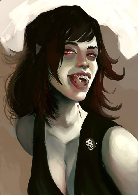 Vampire girl speed paint on Behance by Daniel Rosini Vampire Lady, Vampire Girl, Speed Paint, A Video, Paint, White