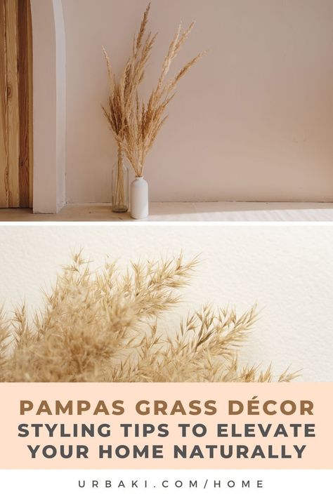 Pampas grass is a stunning, low-maintenance décor trend that adds elegance to any space—but are you using it right? Discover expert styling tips on where to place, how to maintain, and the best ways to incorporate pampas grass into modern, boho, or minimalist interiors. Whether in a statement vase, floral arrangement, or as wall décor, this versatile, fluffy plant brings texture, warmth, and sophistication to your home. Learn how to make pampas grass last longer and look effortlessly chic! Statement Vase, Pampas Grass Decor, Grass Decor, Clever Hacks, Seasonal Decorations, Trendy Decor, Diy Home Decor Ideas, Furniture Makeovers, Pampas Grass