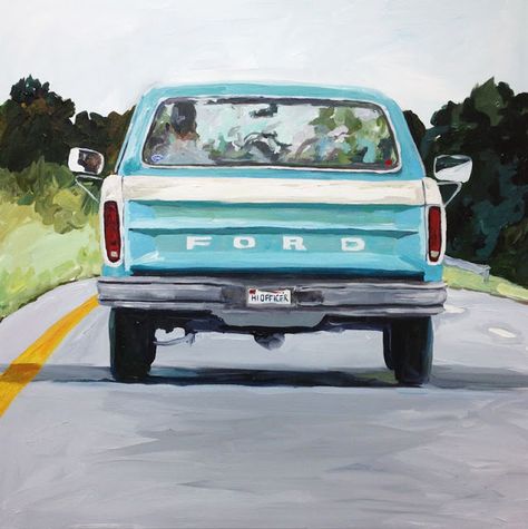 Love this painting! By Nancy B. Westfall represented by Greg Irby FIne Art in Atlanta Truck Painting, Old Ford Truck, Truck Accessories Ford, Diesel Trucks Ford, Old Ford Trucks, Truck Paint, Ford Accessories, Old Fords, Truck Art