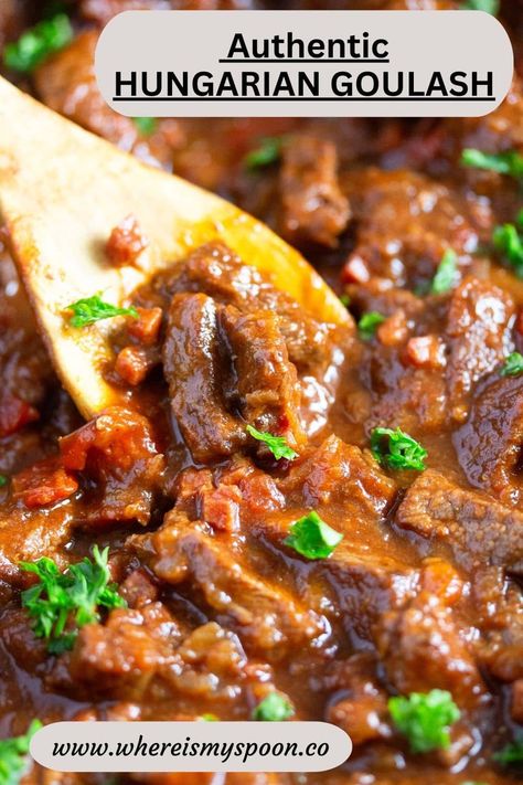 Recipes Using Hungarian Paprika, Paprika Goulash Recipes, Hungary Goulash Recipes, Hungarian Goulash Recipe, Best Hungarian Goulash Recipes, Hungarian Goulash Soup Recipes, Hungarian Goulash Recipes Crockpot, Hungarian Pork Goulash Recipes, Recipes For Stewing Beef