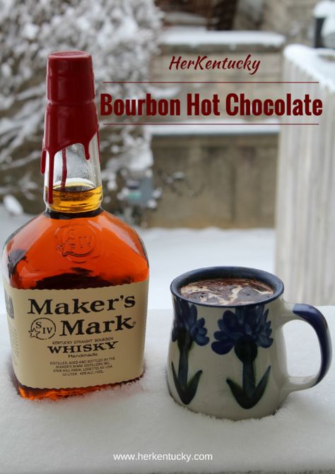 Bourbon Hot Chocolate, Hot Chocolate Maker, Covered Marshmallows, Wheated Bourbon, Spiked Hot Chocolate, Chocolate Covered Marshmallows, French Chocolate, Hot Chocolate Drinks, White Hot Chocolate