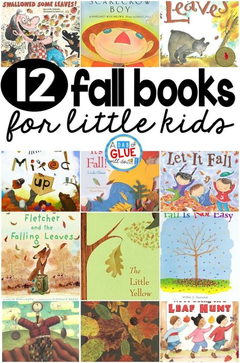 Here are our 12 favorite fall books for preschool, kindergarten, and first grade students. Fall Books Preschool, Books About Apples, Fall Books For Kids, Fall Reads, Fall Books, Leaves Changing Color, Fall Reading, Autumn Activities For Kids, Fall Preschool