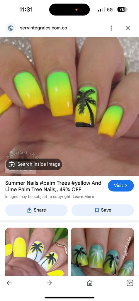 Jamaican Vacation Nails, Jamaican Nails, Nail French Manicure, Jamaican Vacation, Nail French, Parrot Green, Different Nail Designs, Vacation Nails, Fabulous Nails