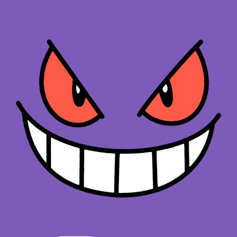 Shy Guy Pfp, Purple Characters Cartoon, Pokémon Faces, Gengar Icon, Gengar Cute, Gengar Pfp, Purple Pokemon, Purple Cartoon Characters, Pfp Purple