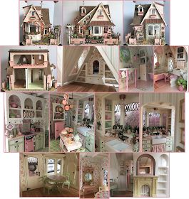 My Miniature Madness: The Freedom To Choose! Bakery Lighting, Wallpaper Drawers, Bedroom Alcove, Ceiling Paper, Large Dolls House, Kit Bashing, Dollhouse Tutorials, Laser Cut Kit, Storybook Cottage