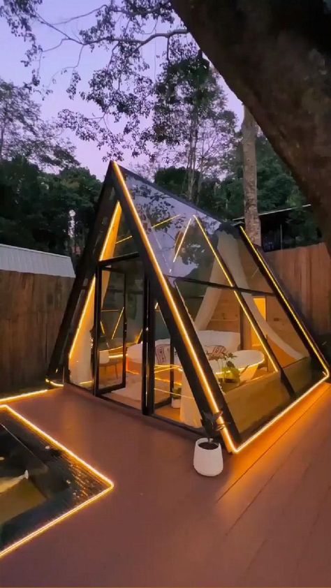 Attraction Money, A Frame House Plans, Luxury Tents, Law Of Attraction Money, A Frame Cabin, A Frame House, Tiny House Cabin, Luxury Homes Dream Houses, Decoration Inspiration