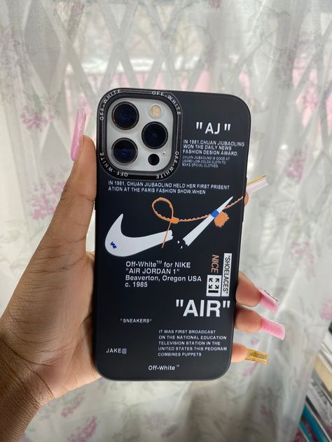 BEST SELLER PLEASE ALLOW 14-21 BUSINESS DAYS FOR DESIGN TO BE PRODUCED AND SHIPPED. Nike Offwhite Phone Case, Best Cases For Black Iphone, Phone Back Case Design, Iphone Case Covers Aesthetic, Back Covers For Phone, Off White Phone Case, Iphone 13 Phone Cases, Iphone 11 Pro Black, Iphone X Cover