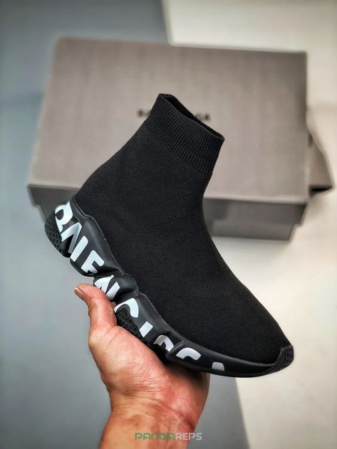 The Balenciaga Speed Sneaker is a modern icon, combining minimalist design with cutting-edge technology. Featuring a sleek, sock-like knit upper, this sneaker delivers a snug, comfortable fit while maintaining a streamlined aesthetic. The ultra-lightweight, sculpted sole provides superior cushioning and flexibility, making it as functional as it is stylish. With its slip-on construction and bold yet simple branding, the Speed Sneaker redefines everyday luxury with effortless ease.\n\nOur Spee...