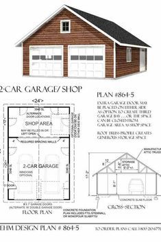 Garage Decor. Wish t Garage With Loft Plans, Car Garage With Loft, Garage Building Plans, Garage With Loft, Loft Plans, Garage Shop Plans, Display Visual Merchandising, Garage Plans With Loft, 2 Car Garage Plans