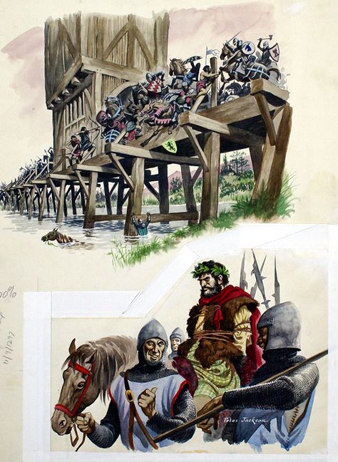 Battle Of Stirling Bridge, Scotland History, Century Armor, Historical Warriors, Peter Jackson, William Wallace, Sir William, History Art, Miniature Wargaming