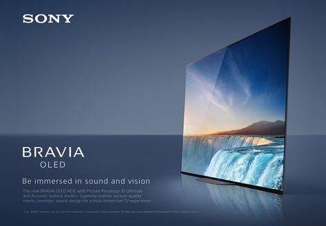 Sony Bravia on Behance Sony Advertisement, Sony Advertising, Sony Poster, Electronics Poster, Sony Electronics, Sony Bravia, Tv Adverts, Lg Oled, Sony Headphones