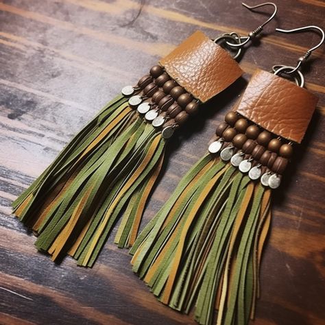 DIY leather tassel