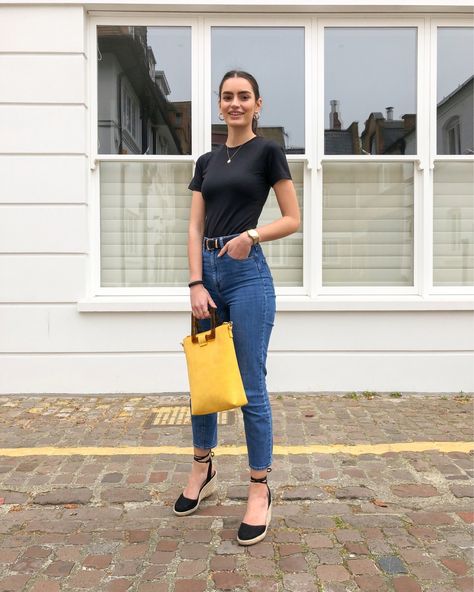 Alpargatas Outfit, Casual Everyday Outfits, Casual Oufits, Outfits Con Jeans, Looks Jeans, Look Formal, London Style, Causal Outfits, Elegante Casual