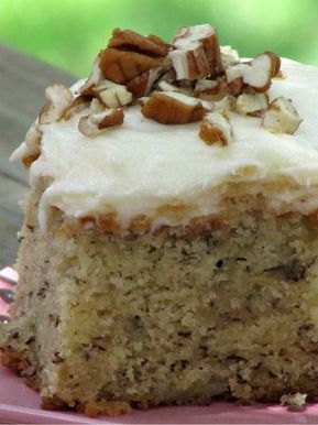 Best Ever Banana Cake, Cake With Cream Cheese Frosting, Cream Cheese Frosting Recipe, A Piece Of Cake, With Cream Cheese Frosting, Piece Of Cake, Cake With Cream Cheese, Banana Recipes, Banana Cake