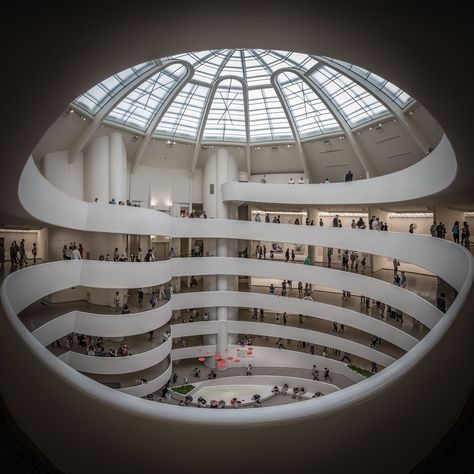 Guggenheim Museum (@Guggenheim) | Twitter Frank Lloyd Wright Guggenheim, Guggenheim Museum New York, Architecture Design Studio, Museum New York, Museums In Nyc, Frank Lloyd Wright Design, 70s Interior, New York Architecture, Apartment Makeover