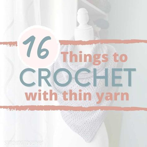 Size 1 Yarn Crochet Patterns, Crochet Cotton Yarn Projects, Silk Yarn Projects, Cotton Yarn Projects, Things To Crochet, Yarn Projects Crochet, Crochet Cotton Yarn, Crochet With Cotton Yarn, Cozy Crochet Patterns