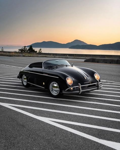 Car Photography Aesthetic, Porsche 356a, Porsche 356 Speedster, 356 Speedster, Porsche Sports Car, Cars Collection, Vintage Porsche, Planes Trains Automobiles, Karmann Ghia