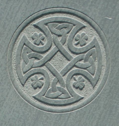 Gravestone Symbols- Meaning and Inspiration | Blog | Stoneletters Cemetery Symbols, Celtic Knotwork Design, American Cemetery, Sculpture Head, Butterfly Art Painting, Stone Engraving, Celtic Patterns, Relief Sculpture, Celtic Symbols