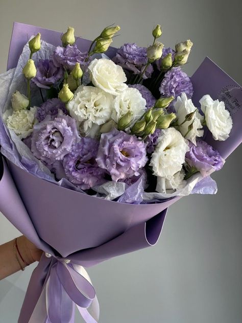 Purple Lisianthus Bouquet, Lisianthus Bouquet, Lisianthus Flowers, Purple Flower Bouquet, Purple Bouquet, Boquette Flowers, Flowers Bouquet Gift, Nothing But Flowers, Bouquet Arrangements