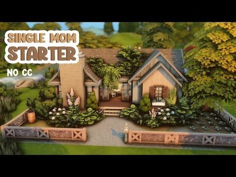 (1566) Single Mom Starter Cottage 🌿 The Sims 4 Speed Build [No CC] - YouTube Single Mom Sims 4 House, The Sims 4 Starter Home, Sims 4 Single Mom House, Sims 4 Cottage No Cc, The Sims 4 Single Mom House, Sims 4 Family Homes No Cc, Sims 4 Starter Home, Sims 4 Cottage, Best Starters