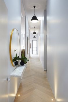 Scandinavian Entryway, Entryway Lamps, Hallway Lamp, Vstupná Hala, Blitz Design, Corridor Design, Entrance Way, Hallway Inspiration, Narrow Hallway Decorating