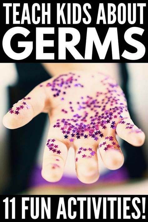 11 Germ Activities for Kids | Teaching kids about their immune system and why healthy habits like proper handwashing are so important has never been easier than with these teaching ideas and activities about GERMS! From classroom lesson plans, to hands-on learning activities, to super cool science experiments, we’re showing you how to teach kids about germs the FUN way! #germs #coldandflu #immunesystem #kidsactivities #healthyhabits #scienceexperiments Germ Activities, Germs Activities, Hygiene Lessons, Classroom Lesson Plans, How To Teach Kids, Kid Experiments, Science Activities For Kids, Cool Science Experiments, Preschool Science