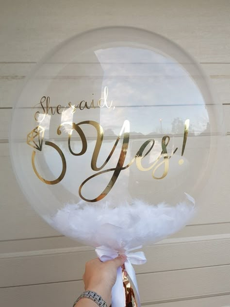 She Said Yes Party Decorations, She Said Yes Decor, She Said Yes Balloons, She Said Yes Engagement Party Decoration, She Said Yes Party Ideas, She Said Yes Decorations, Engagement Balloons Decoration, Engaged Balloons, She Said Yes Party