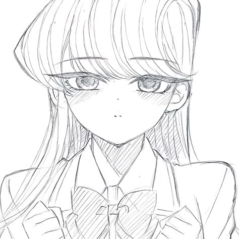 Komi Shouko | icon | komi can't communicate Komi Can't Communicate Drawing Sketch, Komi Can't Communicate Sketch, Komi Manga Pfp, Komi Drawing Sketch, Komi Can't Communicate Drawing, Komi San Sketch, Komi Sketch, Komi San Drawing, Komi Can't Communicate Fanart