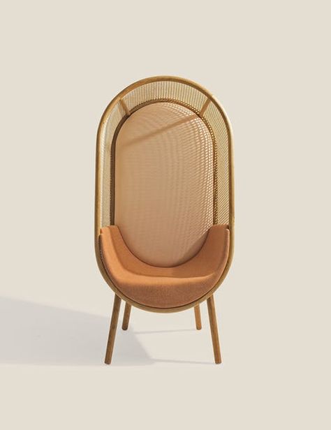 Cocoon Chair Is Perfect For Reading | Apartment Therapy Cane Furniture, Interiors Dream, Rattan Furniture, Furniture Inspiration, Interior Furniture, Unique Furniture, Chair Design, Home Interior, Wood Furniture