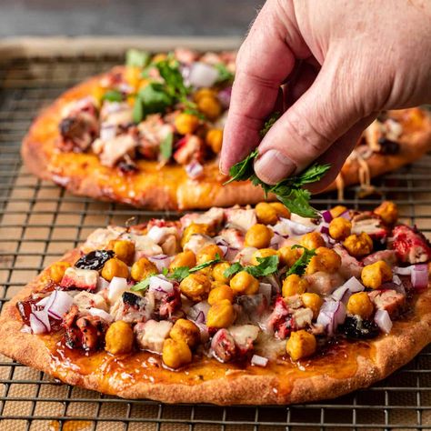 Gemista Recipe, Tandoori Chicken Pizza, Oven Cooked Ribs, Curried Chickpeas, Toasted Chickpeas, Sweet And Spicy Shrimp, Chicken Korma Recipe, Bbq Pork Recipes, Korma Recipe