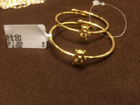 Adjustable Gold Baby Bangles, Gold Bangles for Babies, Gold Bangles for Kids, Gold Baby Bangles in 8 Grams. Rings For Baby Boy, Kadai Bangles Gold, Murugulu For Baby Boys, Baby Boy Bangles Gold, Bangles For Baby Girl Gold, Kids Bangles Gold Indian Adjustable, Baby Bangles Indian Gold, Baby Bangles Gold, Baby Boy Jewelry