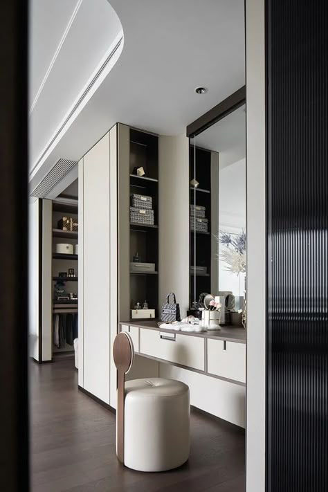 Wallpaper Bedroom Aesthetic, Aesthetic Bedroom Design, Dream Closet Design, Luxury Closets Design, Dressing Table Design, Wardrobe Interior Design, Bedroom Wallpaper, Bedroom Closet Design, House Design Kitchen