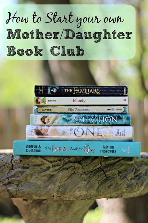 Wonderful tips on starting a mother/daughter book club + book recommendations {w/free printable}! Mother Daughter Book Club, Book Club Ideas, Reading Coach, Daughter Activities, Ella Enchanted, Kids Book Club, Family Books, Club Ideas, Book Worm