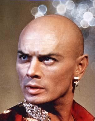 Yul Brynner Movies | Yul Brynner Movie Reviews | Yul Brynner: Hollywood's Russian Pharoah Good Looking Bald Men, Glenda Jackson, The King And I, Julie London, Yul Brynner, Istoria Artei, Deborah Kerr, Bald Man, Bald Men