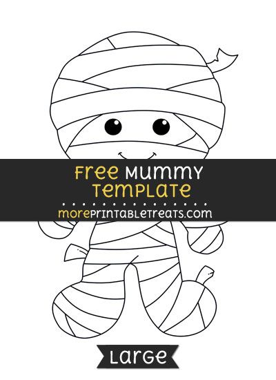 Free Mummy Template - Large Mummy Template, Easy Halloween Games, Harry Potter Party Games, Halloween Bingo Game, Mummy Crafts, Fun Halloween Party Games, Thanksgiving Games For Kids, Fun Halloween Games, Halloween Scavenger Hunt