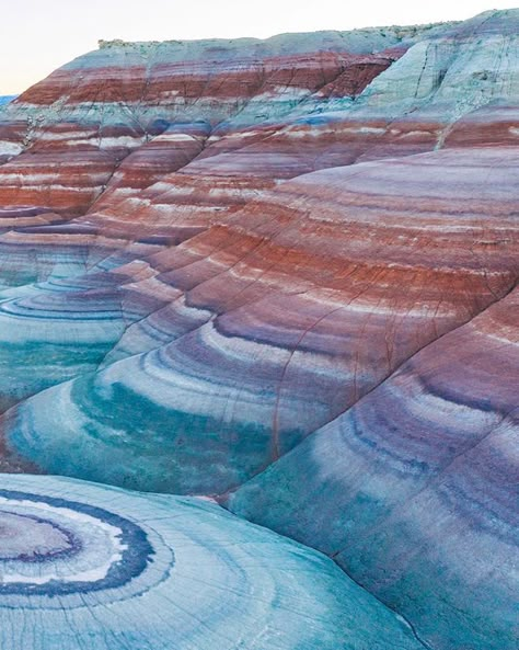 Bentonite hills, Capitol reef national park, Utah. Bentonite Hills, Travel Utah, Utah Trip, Utah Vacation, Utah Adventures, Utah Road Trip, Capitol Reef, Capitol Reef National Park, Utah Travel