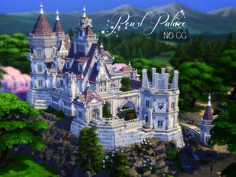 Sims 4 Royal Castle, Sims 4 Royal, Castle Layout, Castle House Design, The Sims 4 Lots, Sims 4 Cc Download, Royal Castle, Sims 4 House Plans, Sims 4 House Building