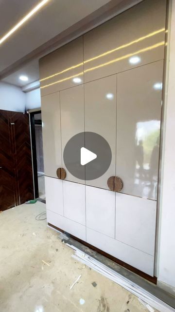 Aashiyana interiors on Instagram: "Premium laminated wardrobe front finish making #wardrobedesign" Wardrobe With Laminate Finish, Royale Touche Laminate Wardrobe, Laminate For Wardrobe, Cupboard Laminate Design, Royal Touch Laminate Wardrobe, Laminates For Wardrobes, Cabinet Design Ideas Bedroom, Laminate Wardrobe, Laminate Cabinets