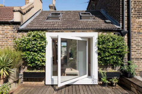 Pivot Window, London Living, Spatial Design, Small Loft, Basement Apartment, London Architecture, Small Wonder, The Modern House, London Apartment