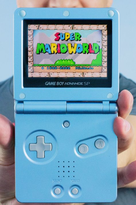 Super Mario World: Super Mario Advance 2 on Game Boy Advance SP. #GBA #SuperMario #Nintendo Gameboy Sp, Nintendo Gameboy Advance Sp, Old Nintendo, Super Mario Games, Gameboy Advance Sp, Custom Consoles, Nintendo Ds Games, Nintendo Ds Lite, Nintendo Gameboy