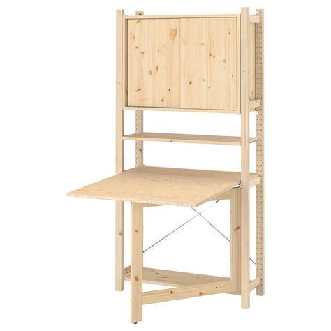 Ivar Folding Table, Ivar Storage, Ivar Regal, Wood Shelving Units, Pine Shelves, Pine Cabinets, Side Units, Plywood Siding, Ikea Ivar